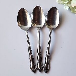 3 piece Imperial Stainless, Server Spoons. Korea